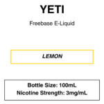 Yeti E-liquid 100ml - 0/3mg - 14 Flavours - Image 24