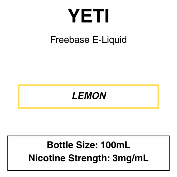 Yeti E-liquid 100ml - 0/3mg - 14 Flavours - Image 24