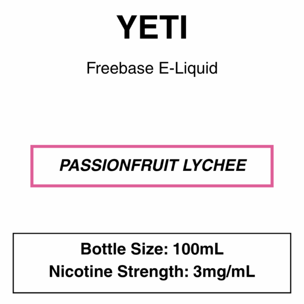 Yeti E-liquid 100ml - 0/3mg - 14 Flavours - Image 25