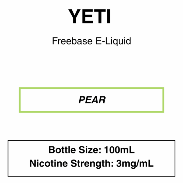 Yeti E-liquid 100ml - 0/3mg - 14 Flavours - Image 19