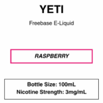 Yeti E-liquid 100ml - 0/3mg - 14 Flavours - Image 30