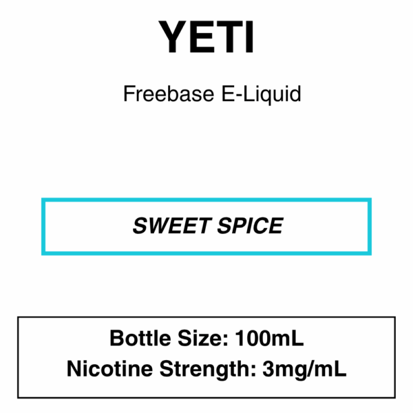 Yeti E-liquid 100ml - 0/3mg - 14 Flavours - Image 34
