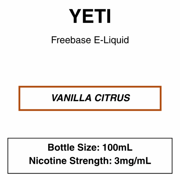 Yeti E-liquid 100ml - 0/3mg - 14 Flavours - Image 20