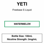 Yeti E-liquid 100ml - 0/3mg - 14 Flavours - Image 27