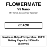 Flowermate V5 Nano - Dry Herb Vaporizer - Image 4
