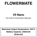 Flowermate V5 Nano - Dry Herb Vaporizer