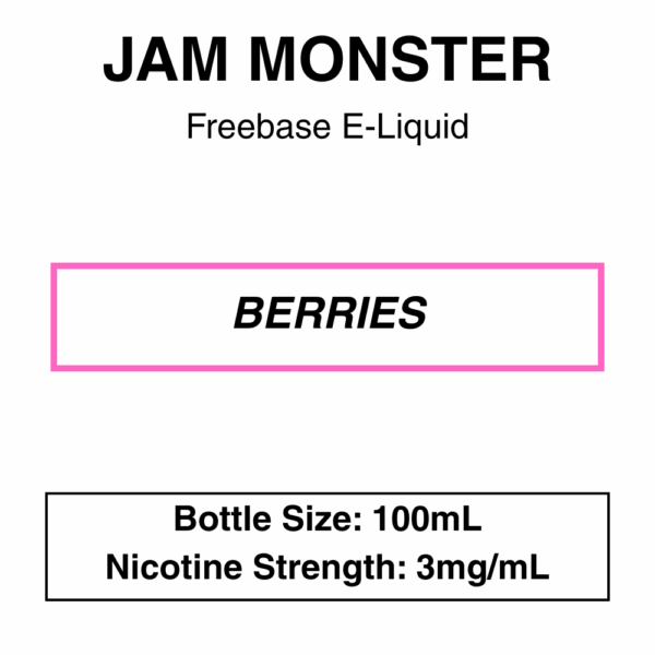 Jam Monster E-Liquid 100ml - Image 6