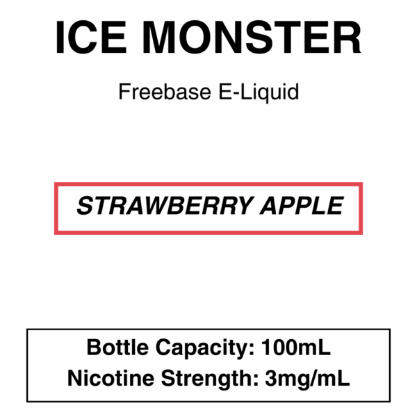 Ice Monster E-Liquid 100ml - 3mg - Image 3