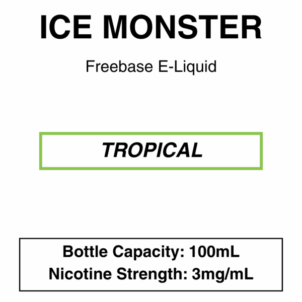 Ice Monster E-Liquid 100ml - 3mg - Image 4