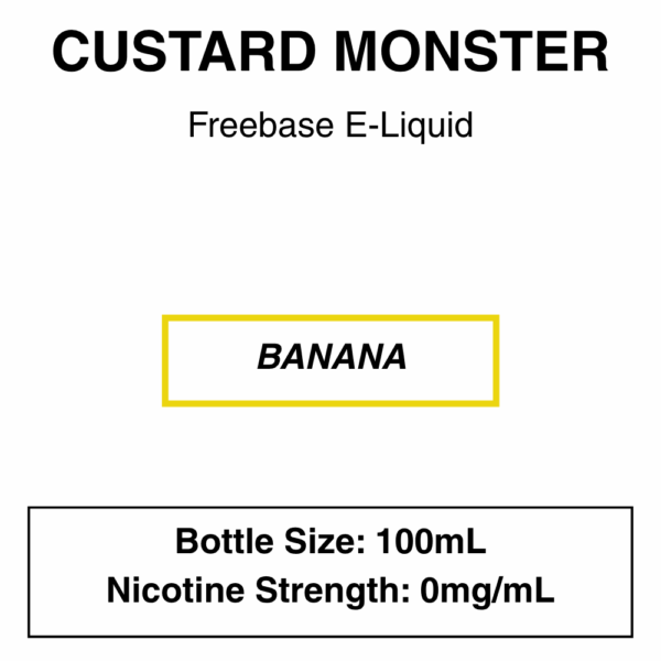 Custard Monster E-Liquid 100ml - Image 4