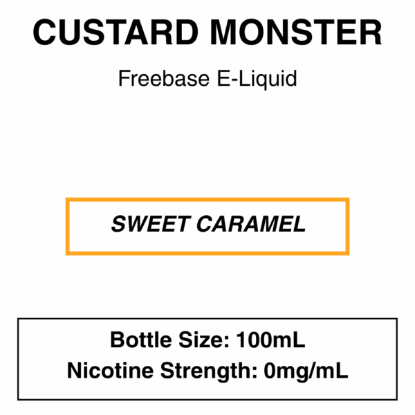 Custard Monster E-Liquid 100ml - Image 14