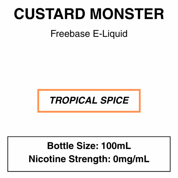 Custard Monster E-Liquid 100ml - Image 7