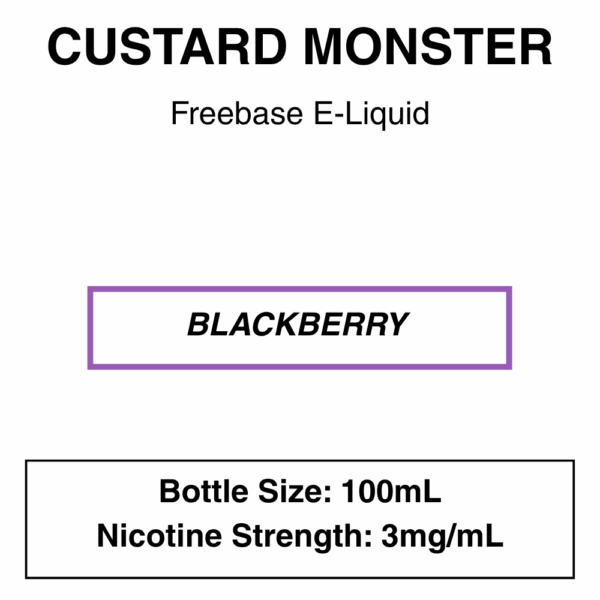 Custard Monster E-Liquid 100ml - Image 2