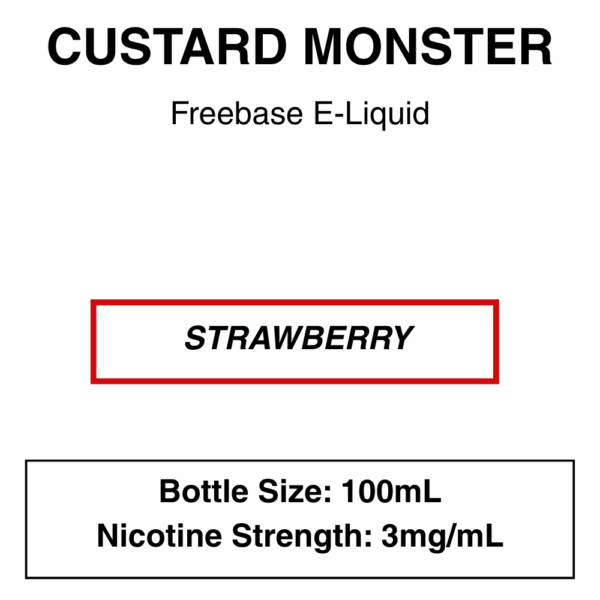 Custard Monster E-Liquid 100ml - Image 19