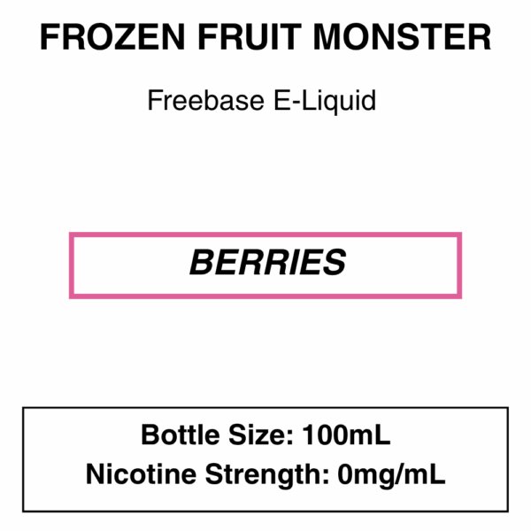Frozen Fruit Monster E-Liquid 100ml - 3mg - Image 8