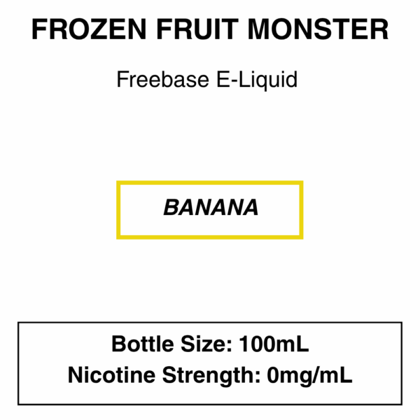 Frozen Fruit Monster E-Liquid 100ml - 3mg - Image 7