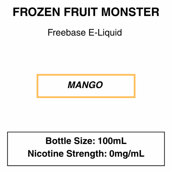 Frozen Fruit Monster E-Liquid 100ml - 3mg - Image 2