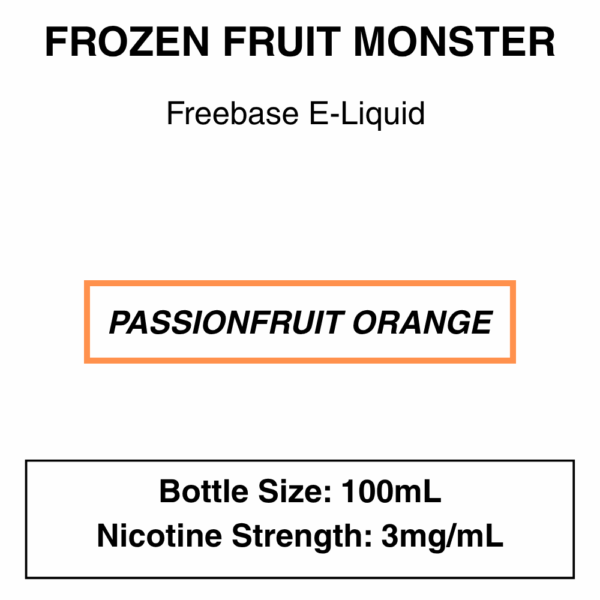 Frozen Fruit Monster E-Liquid 100ml - 3mg - Image 18