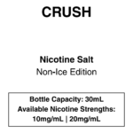 Crush NicSalt 30ml - 10mg/ 20mg
