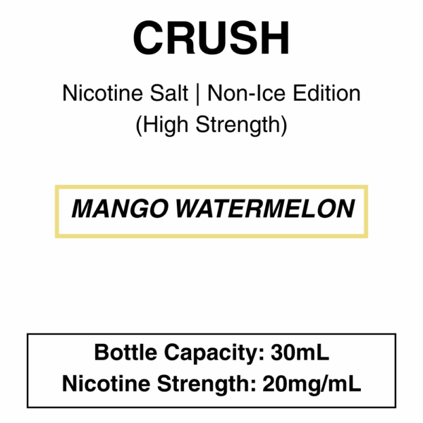 Crush NicSalt 30ml - 10mg/ 20mg - Image 10