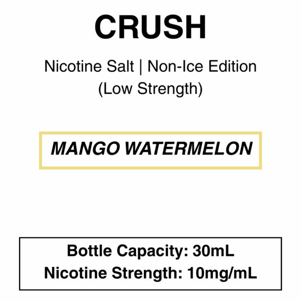 Crush NicSalt 30ml - 10mg/ 20mg - Image 4