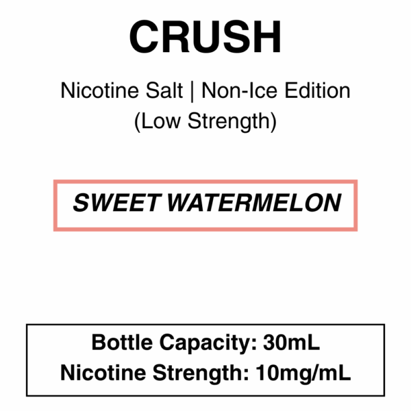 Crush NicSalt 30ml - 10mg/ 20mg - Image 6