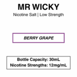 Mr Wicky - Nic Salt 30ml E-liquid- 3 Flavours - Image 6