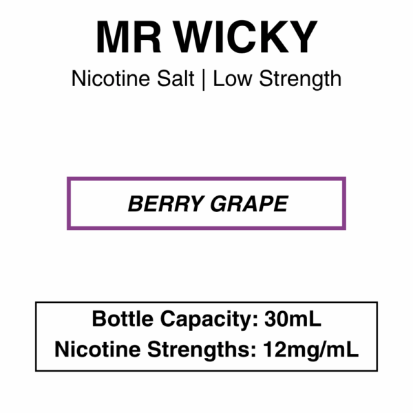 Mr Wicky - Nic Salt 30ml E-liquid- 3 Flavours - Image 6