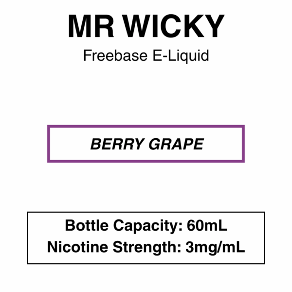 Mr wicky E-liquid 60ml - Image 4