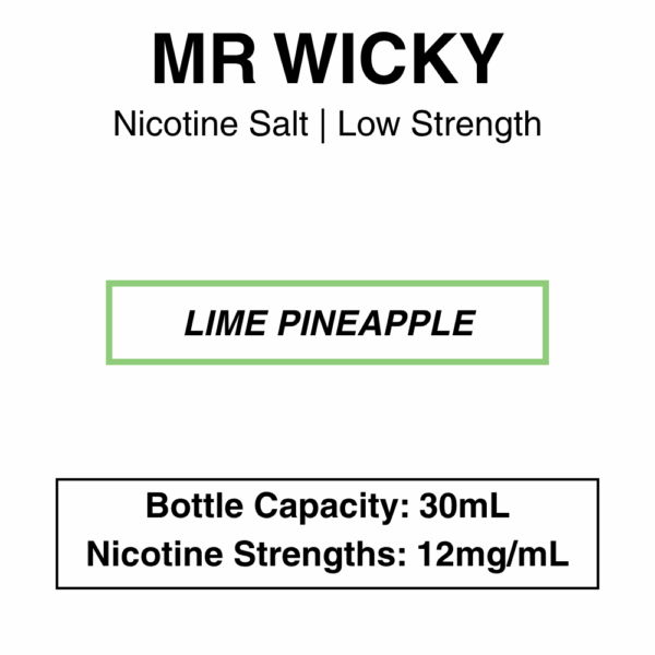 Mr Wicky - Nic Salt 30ml E-liquid- 3 Flavours - Image 3