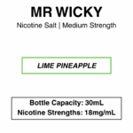 Mr Wicky - Nic Salt 30ml E-liquid- 3 Flavours - Image 2
