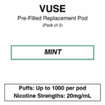 Vuse eLiquids - Mint - 1.6% (18mg/ml) / 2.5% (28.5mg/ml) - Image 3