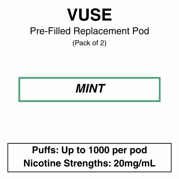 Vuse eLiquids - Mint - 1.6% (18mg/ml) / 2.5% (28.5mg/ml) - Image 3