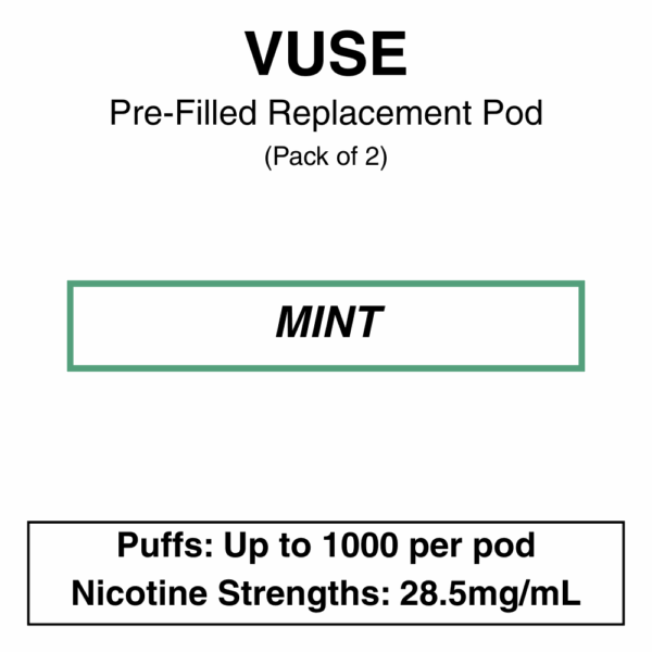 Vuse eLiquids - Mint - 1.6% (18mg/ml) / 2.5% (28.5mg/ml) - Image 4