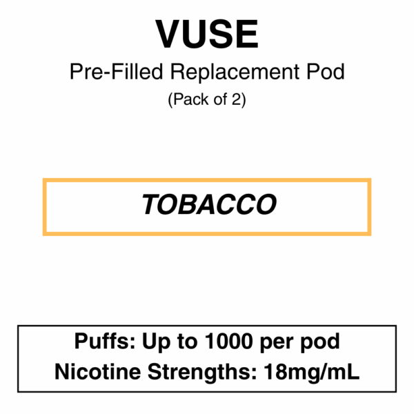 Vuse - eLiquids - Tobacco - 1.6% (18mg/ml) / 2.5% (28.5mg/ml) - Image 4