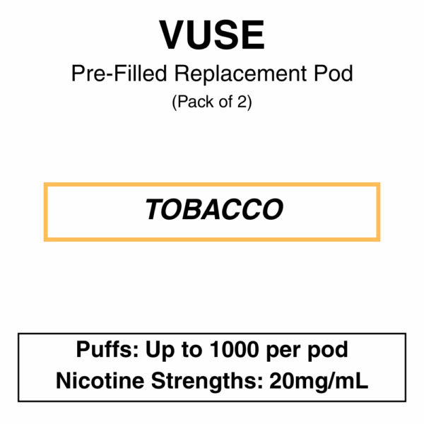 Vuse - eLiquids - Tobacco - 1.6% (18mg/ml) / 2.5% (28.5mg/ml) - Image 3