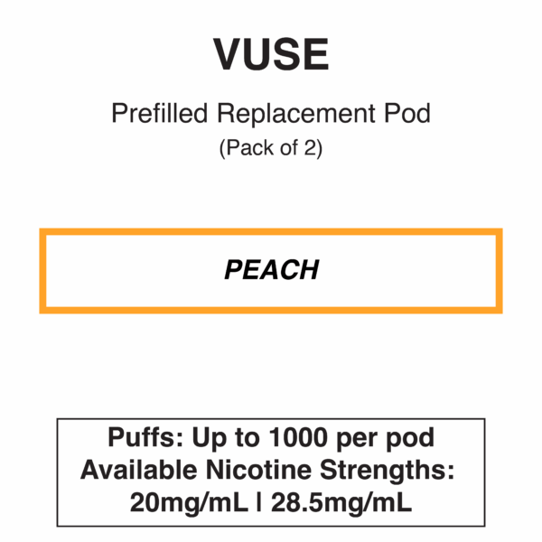 Vuse - eLiquids - Peach - Image 1