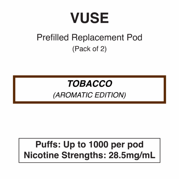 Vuse eLiquids - Tobacco (Aromatic Edition) - 2.5% (28.5mg/ml) - Image 1