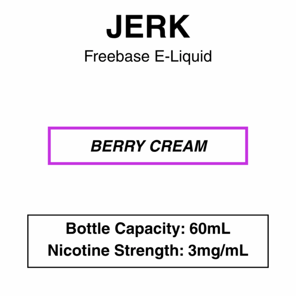 JERK Japanese Freebase E-liquid  60ml - 0/3mg - Image 3