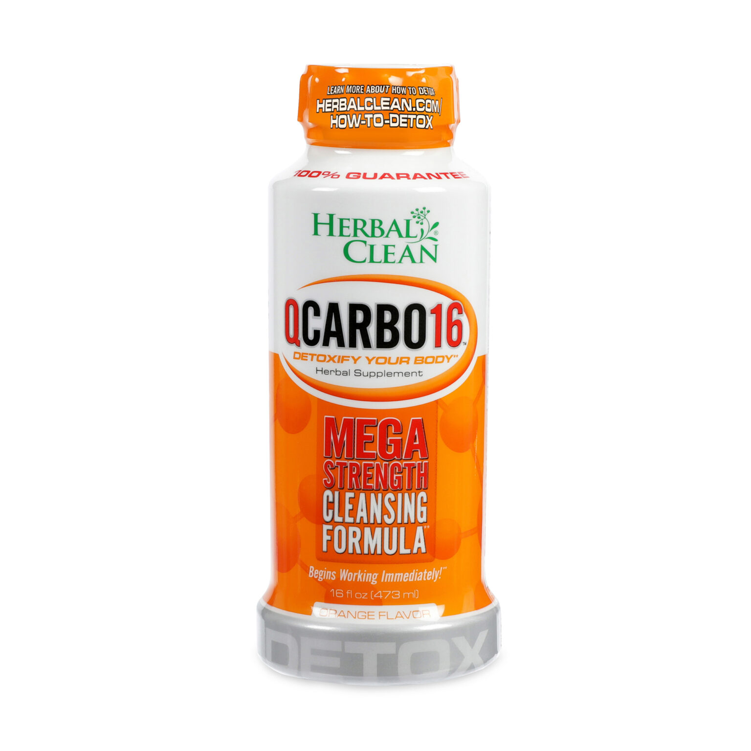 Qcarbo Herbal Clean Detox 20 OZ + 5 Boost Tablets Vapeys NZ Fast