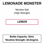 Lemon (Pink Lemonade) - Lemonade Monster Nic Salt - Image 3