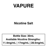 VAPURE Nic salts by NZVAPOR  - 30ml