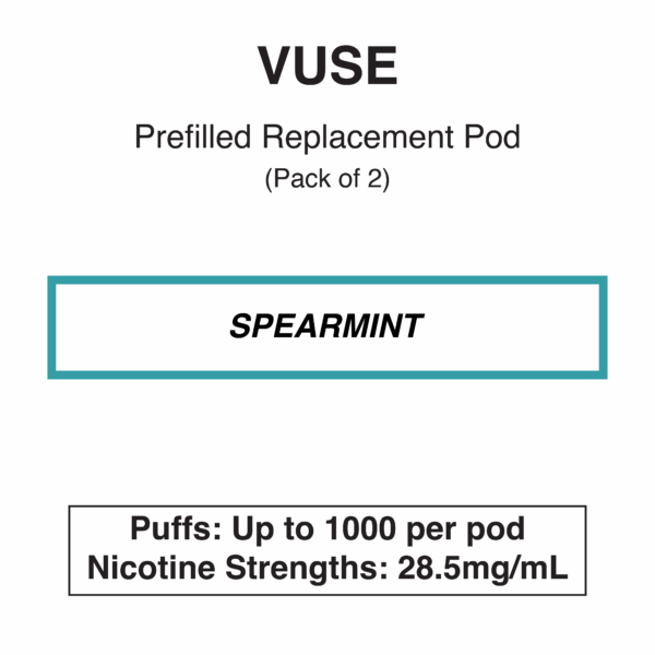 Vuse  eLiquids - Spearmint - 2.5% (28.5mg/ml) - Image 1