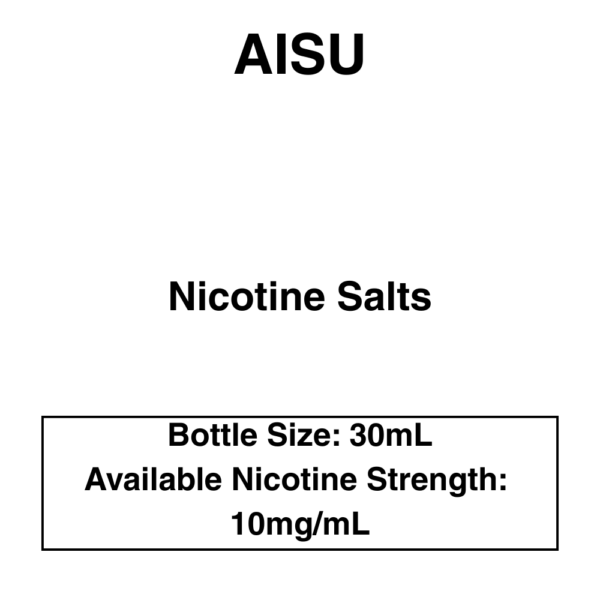 Zap/Aisu Nic salt E-liquid-30ml - Image 1
