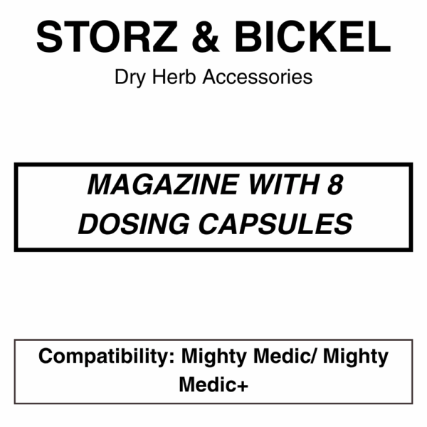 Storz & Bickel Magazine with 8 Dosing Capsules - Image 1