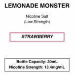 Strawberry (Lemonade Monster) - Nic Salt -30ml - Image 3