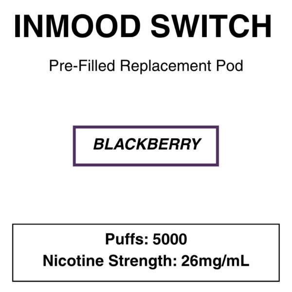 Inmood Switch Vape Replacement Nicotine Pod - 5000 Puffs - Image 6