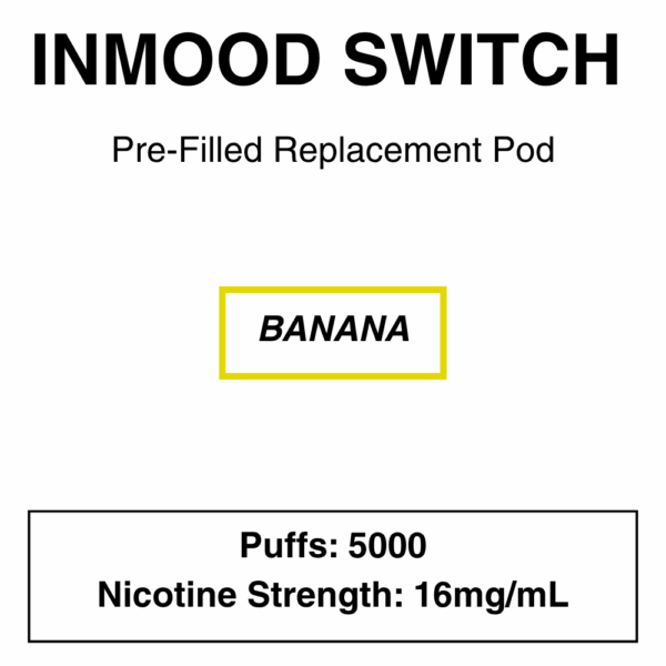 Inmood Switch Vape Replacement Nicotine Pod - 5000 Puffs - Image 2