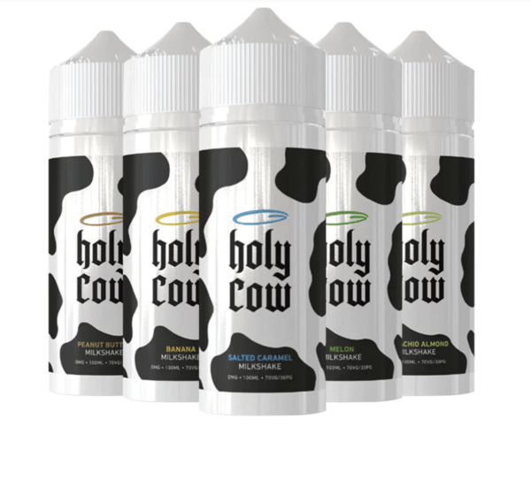 Holy Cow Freebase Eliquid 100ml 3mg 6 Flavors Vapeys NZ Fast