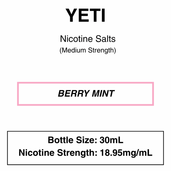 Yeti - Nic Salt 30ml - 18.95mg Nicotine (35mg Nicotine Salt) - Image 18